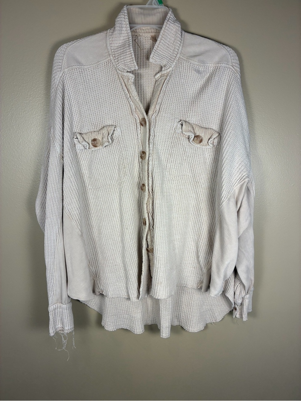 Free People One Waffle Knit Scout Jacket - Picture 3 of 13